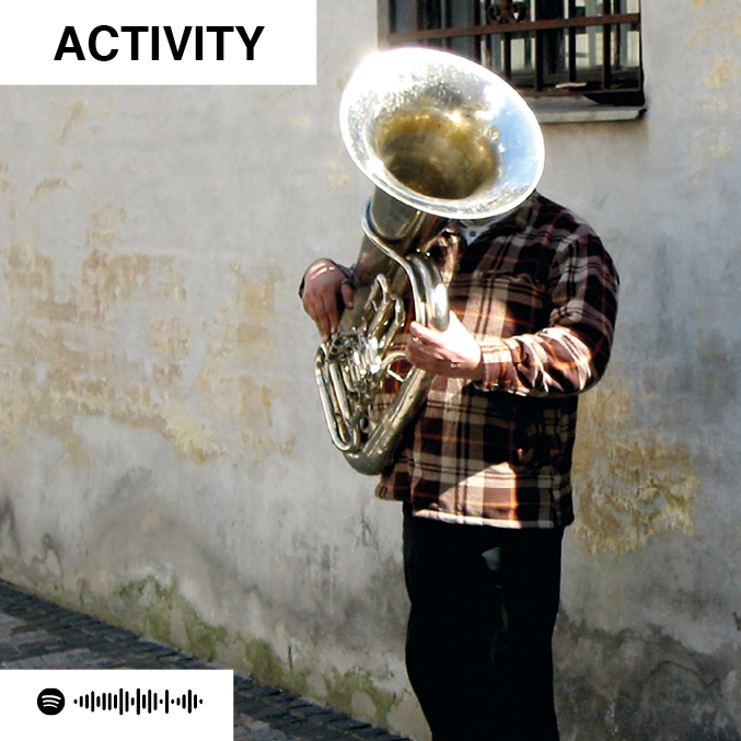 scan the spotify code of the ACTIVITY jam card