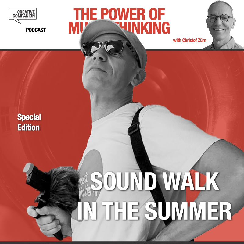 Sound walk in the summer with Christof Zürn